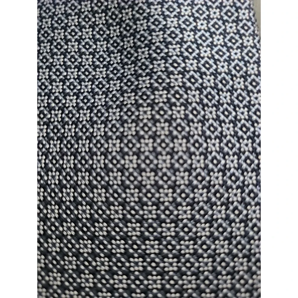 T.M.‎ Lewin Jermyn St. London Pure Silk Tie Handmade Textured Diamond Navy NEW